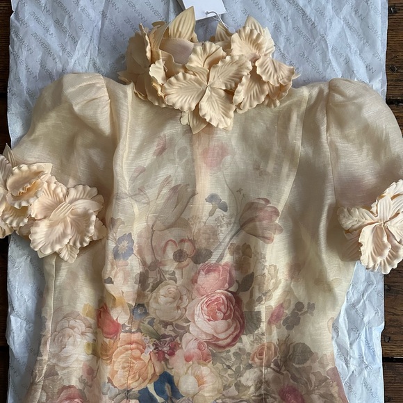 Zimmermann Luminosity Floral Applique Blouse - Picture 7 of 9